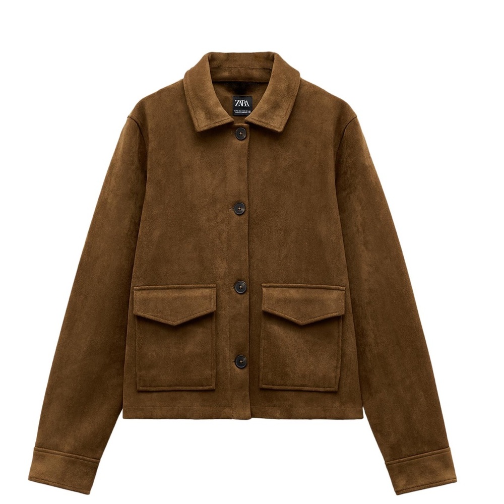 FAUX SUEDE JACKET